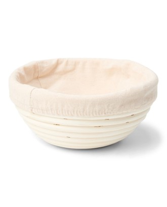 Cos pentru dospire aluat, ratan cu panza, 25 cm - PATISSE